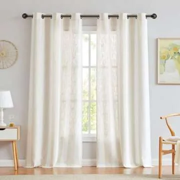 Adjustable 1 Inch Heavy Duty HOTOZON Curtain Rod