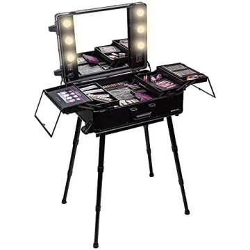 SHANY Studio ToGo Wheeled Trolley Makeup Case & Organizer - BLACK