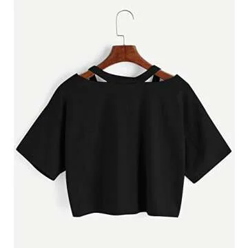 Trendy SweatyRocks Camo Print Crop T-shirt for Fashion Lovers