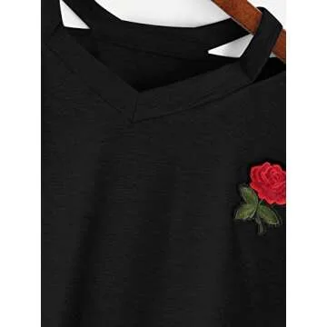 Stylish SweatyRocks Camo Crop T-shirt for Casual Wear