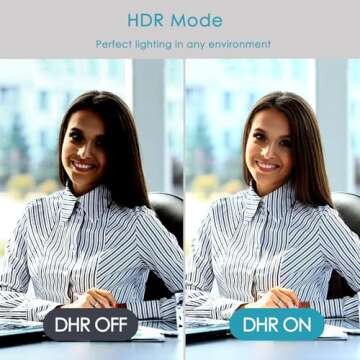 Angetube 4K AI Webcam with HDR, Remote Control & Noise-Cancelling