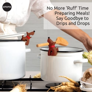 OTOTO Buddy Dog Spoon Holder - Adorable Kitchen Gadget