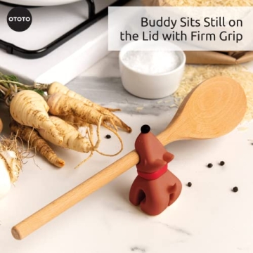 OTOTO Buddy Dog Spoon Holder - Adorable Kitchen Gadget