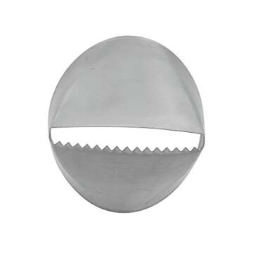 Ateco # 789 - Ribbon Pastry Tip - Stainless Steel