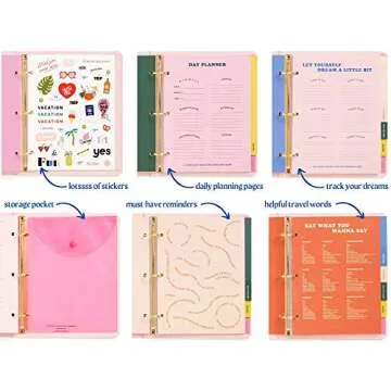 ban.do Women's 2023 Travel Planner, I'm Outta Here - Undated Hardcover Daily Planner, 8 x 6.5 inches