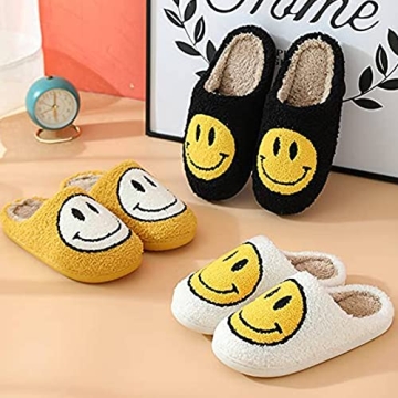 Cozy YJJY Smile Face Slippers for Indoor and Outdoor Use