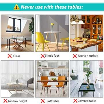 TOONOON Fast Table Chair, Hook On Chair with Dining Tray, Fold-Flat Storage and Tight Fixing Clip on Table High Chair for Baby, Safe and High Load Design Child Table Chair for Home and Travel