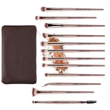 Z'OREYA 12Pcs Eye Makeup Brush Set for Flawless Looks