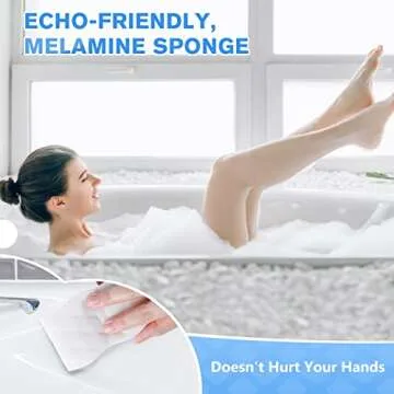 Squish Magic Eraser Sponge, 18 Pack for All Surfaces