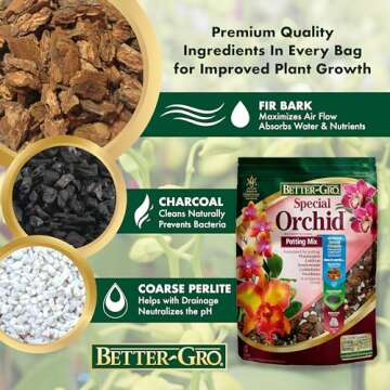 Sun Bulb Company 5002 PKG 8 Dry QT. SP Orchid Mix, 2-Pack, Fucsia