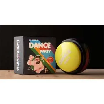 30 Second Dance Party Button - Fun Gag Gift for All