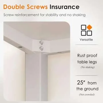 DlandHome 63" X-Large Computer Desk – Elegant & Sturdy