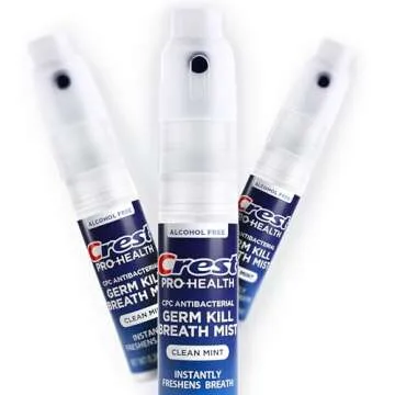 Crest Pro-Health Portable Alcohol-Free Breath Spray 3 Count