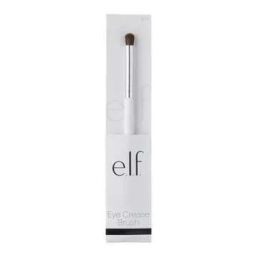 e.l.f. Eye Crease Brush, Domed Bristle Brush For Creating Bold Eye Definition, Blends & Contours, Great For Smudging Shadow, Vegan & Cruelty-Free