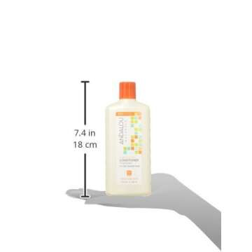 Andalou Naturals Conditioner, Moisture Rich Hair Conditioner, 11.5 Oz, Argan Oil, Shea Butter, Avocado Oil & Vitamin E, Moisturizing for Dry Hair