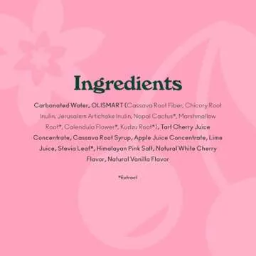 Delicious Olipop Cherry Vanilla Prebiotic Soda, 12 Cans