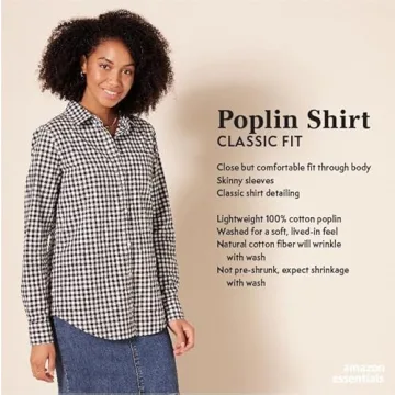 Lightweight Women's Cotton Button-Down Shirt for Summer