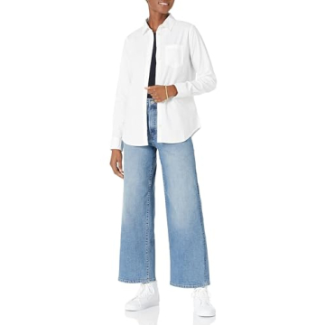 Lightweight Women's Cotton Button-Down Shirt for Summer