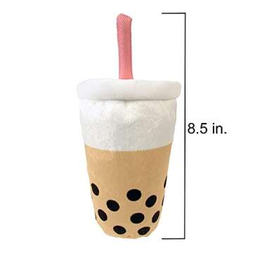 TONBO Cute Food Plush Dog Toys Perfect for Light Chewers