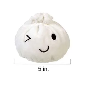 TONBO Cute Food Plush Dog Toys Perfect for Light Chewers