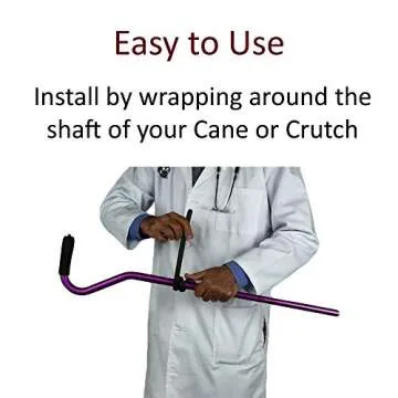 Crutcheze Cane Holder 3 Pack - Easy Access For Canes, Crutches, and Walkers