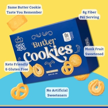 Keto Butter Cookies - Sugar Free & Gluten Free 8oz