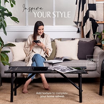 INSPIRED IVORY 20x20 Inch Decorative Linen Pillow Cover