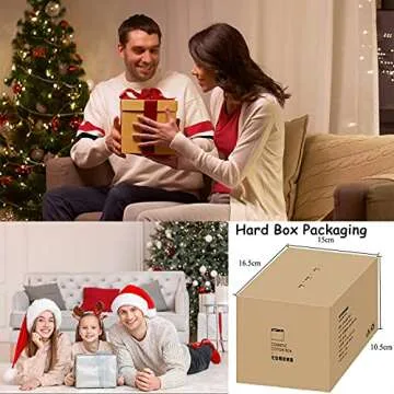 Tecbeauty Large Qtips Holder - 2 Grids Cotton Swabs Dispenser Bathroom Organizer Cotton Balls, Cotton Pads Storage Canisters, Hinged Lids, Blue