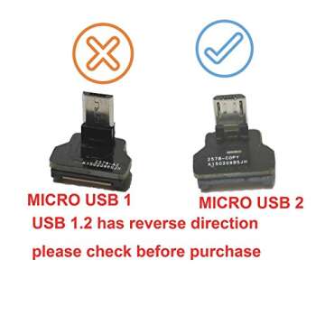 Black Flexible FPV Flat Slim Thin Ribbon FPC Cable Micro USB 90 degree to standard USB A for sync and charging (80CM)