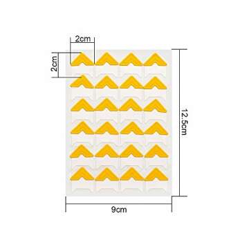 WXJ13 Colorful Photo Corners for Scrapbooking and Albums