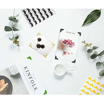 WXJ13 Colorful Photo Corners for Scrapbooking and Albums