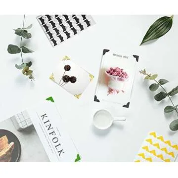 WXJ13 Colorful Photo Corners for Scrapbooking and Albums