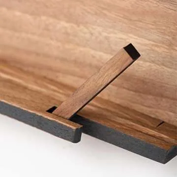 TILISMA Wooden Cook Book Stand - Elegant and Adjustable