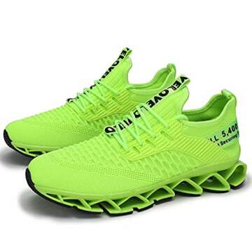 Men's Running Shoes Blade Tennis Walking Fashion Sneakers Breathable Non Slip Gym Sports Work Traine...