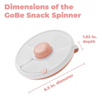 GoBe Kids Snack Spinner - Portable & Interactive Container