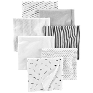 Simple Joys Muslin Burp Cloths for Babies 7 Pack