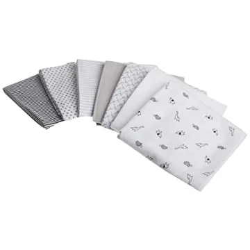 Simple Joys Muslin Burp Cloths for Babies 7 Pack