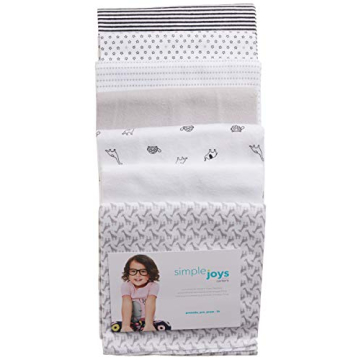 Simple Joys Muslin Burp Cloths for Babies 7 Pack