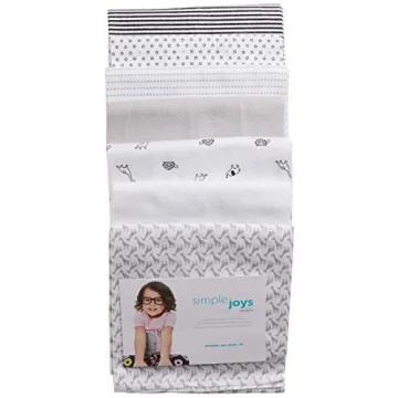 Simple Joys Muslin Burp Cloths for Babies 7 Pack