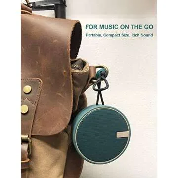 Portable INSMY C12 Waterproof Bluetooth Shower Speaker