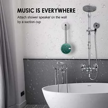 Portable INSMY C12 Waterproof Bluetooth Shower Speaker