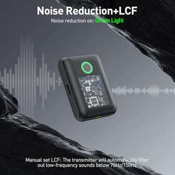 Saramonic BLINK500B2+ Wireless Lavalier Microphone for iPhone Android Type-C Smartphone Camera, 492ft Range, 20h Battery Life, Clip on Wireless Lapel Mic for Live Streaming Video Conference Recording