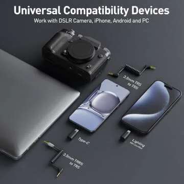 Saramonic BLINK500B2+ Wireless Lavalier Microphone for iPhone Android Type-C Smartphone Camera, 492ft Range, 20h Battery Life, Clip on Wireless Lapel Mic for Live Streaming Video Conference Recording