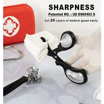 MEUUT Premium Medical Kit with Pen Lights & Scissors