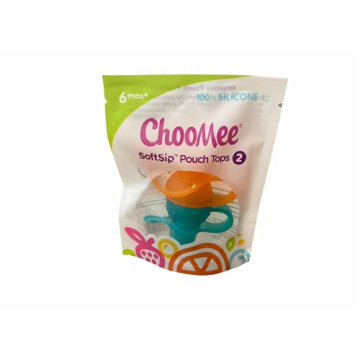 ChooMee SoftSip Food Pouch Top for Babies | Spill-Free