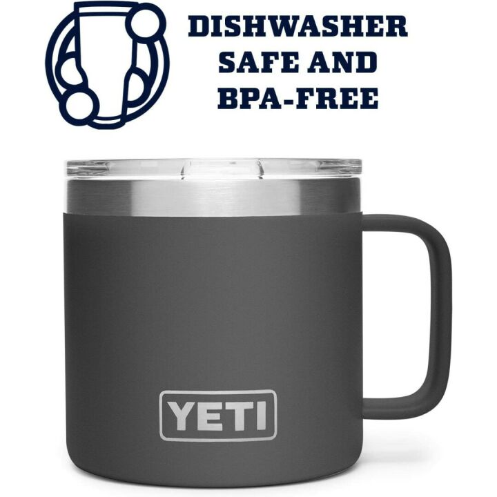 YETI Rambler 14 oz Insulated Mug with Lid