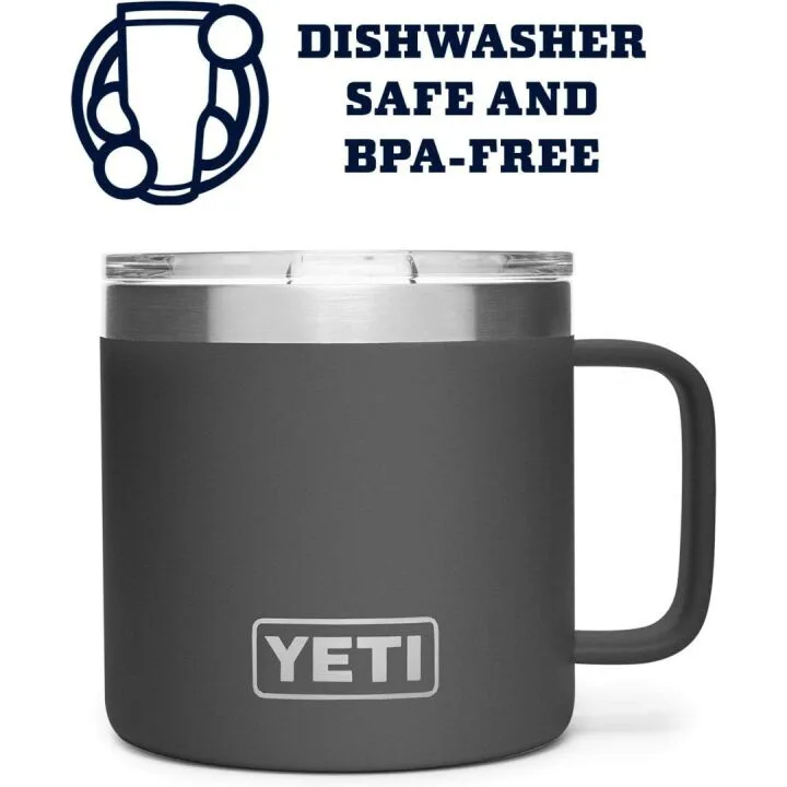 YETI Rambler 14 oz Insulated Mug with Lid