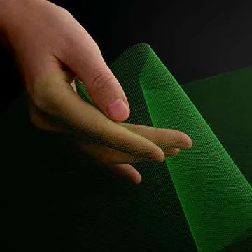 Tulle Fabric Roll, 6” by 200 Yards (600FT) Tulle Organza Fabric Spool for DIY Tutu Skirt Baby Shower Decor Wedding Backdrop Crafts Birthday Party Supplies (Green)