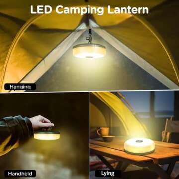 OGERY Camping String Lights for Outdoor Fun and Ambiance