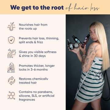 Moerie Shampoo and Conditioner Mega Pack – Ultimate Growth Care Set for Thicker, Longer Hair